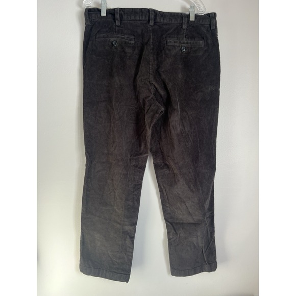 Vintage LL Bean Corduroy Pants Comfort Waist 36x30 Straight Leg Y2K Brown New - Picture 6 of 7